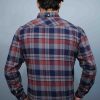 Navy & Maroon Check Button Down Shirts - Image 3