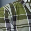 Green & White Check button down shirts - Image 2