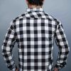 White & Black Casual Button Down Check Shirts - Image 2