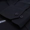 Black Plain Premium Formal Shirts - Image 3