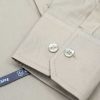 Beige Plain Formal Shirts - Image 3