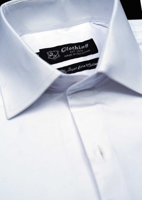 Premium Plain White Formal shirts