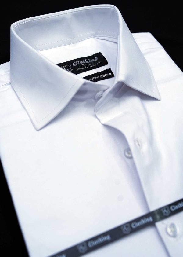 Premium Off White Plain Formal Shirts