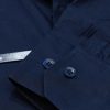 Navy Blue Plain Formal Shirts - Image 3