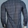 Men's Grey Bold Check Shirt - Image 3