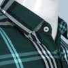 Green & White Bold & Chic Check Shirts - Image 2