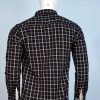 Black Classy Men's Check shirts - Image 3