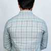 Premium Grey Trendy Check shirt - Image 3