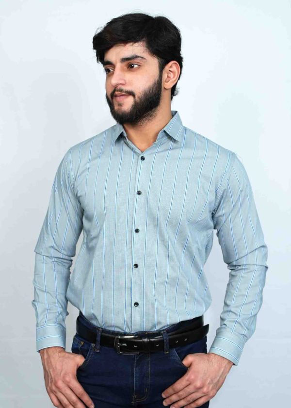Premium Light Semi Formal Stripes shirt