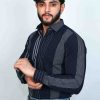 Trendy Navy Bold Stripers Shirt - Image 3