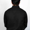 Black Casual Button Down Shirt - Image 3