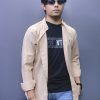 Casual Beige kurti collar shirts - Image 2